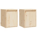 vidaXL Dulapuri de perete 2 buc. 30x30x40 cm, lemn masiv de pin