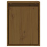 vidaXL Dulapuri perete 2 buc, maro miere, 30x30x40 cm, lemn masiv pin