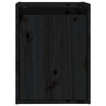vidaXL Dulap de perete, negru, 30x30x40 cm, lemn masiv de pin vidaXL Dulap de perete, negru, 30x30x40 cm, lemn masiv de pin