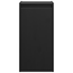 vidaXL Dulapuri de perete, 2 buc., negru, 30x30x60 cm, lemn masiv pin