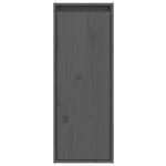 vidaXL Dulap de perete, gri, 30x30x80 cm, lemn masiv de pin vidaXL Dulap de perete, gri, 30x30x80 cm, lemn masiv de pin