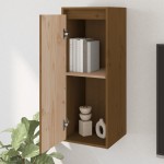 vidaXL Dulapuri de perete 2 buc. maro miere 30x30x80 cm lemn de pin