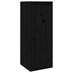vidaXL Dulap de perete, negru, 30x30x80 cm, lemn masiv de pin vidaXL Dulap de perete, negru, 30x30x80 cm, lemn masiv de pin