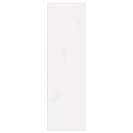 vidaXL Dulap de perete, alb, 30x30x100 cm, lemn masiv de pin vidaXL Dulap de perete, alb, 30x30x100 cm, lemn masiv de pin