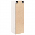 vidaXL Dulap de perete, alb, 30x30x100 cm, lemn masiv de pin vidaXL Dulap de perete, alb, 30x30x100 cm, lemn masiv de pin