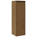 vidaXL Dulap de perete, maro miere, 30x30x100 cm, lemn masiv de pin