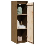 vidaXL Dulap de perete, maro miere, 30x30x100 cm, lemn masiv de pin