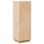 vidaXL Dulap înalt, gri, 37x34x110 cm, lemn masiv de pin