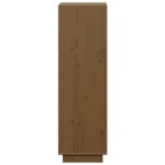 vidaXL Dulap înalt, maro miere, 37x34x110 cm, lemn masiv de pin