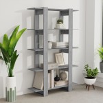 vidaXL Bibliotecă/Separator cameră, gri sonoma, 100x30x160 cm vidaXL Bibliotecă/Separator cameră, gri sonoma, 100x30x160 cm
