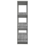 vidaXL Bibliotecă/Separator cameră, gri sonoma, 100x30x123,5 cm vidaXL Bibliotecă/Separator cameră, gri sonoma, 100x30x123,5 cm