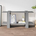 vidaXL Bibliotecă, gri sonoma, 100x30x51 cm, lemn compozit vidaXL Bibliotecă, gri sonoma, 100x30x51 cm, lemn compozit