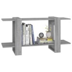 vidaXL Bibliotecă, gri sonoma, 100x30x51 cm, lemn compozit vidaXL Bibliotecă, gri sonoma, 100x30x51 cm, lemn compozit