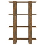 vidaXL Bibliotecă/Separator cameră, stejar afumat, 80x30x123,5 cm