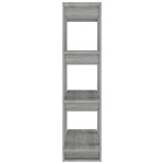 vidaXL Dulap de cărți/Separator de cameră gri sonoma 80x30x123,5 cm vidaXL Dulap de cărți/Separator de cameră gri sonoma 80x30x123,5 cm