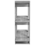 vidaXL Bibliotecă/Separator cameră, gri sonoma, 80x30x87 cm vidaXL Bibliotecă/Separator cameră, gri sonoma, 80x30x87 cm