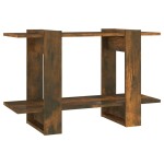 vidaXL Bibliotecă/Separator cameră, stejar fumuriu, 80x30x51 cm vidaXL Bibliotecă/Separator cameră, stejar fumuriu, 80x30x51 cm