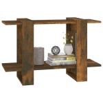 vidaXL Bibliotecă/Separator cameră, stejar fumuriu, 80x30x51 cm vidaXL Bibliotecă/Separator cameră, stejar fumuriu, 80x30x51 cm