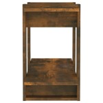 vidaXL Bibliotecă/Separator cameră, stejar fumuriu, 80x30x51 cm vidaXL Bibliotecă/Separator cameră, stejar fumuriu, 80x30x51 cm