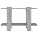 vidaXL Bibliotecă/Separator cameră, gri sonoma, 80x30x51 cm vidaXL Bibliotecă/Separator cameră, gri sonoma, 80x30x51 cm