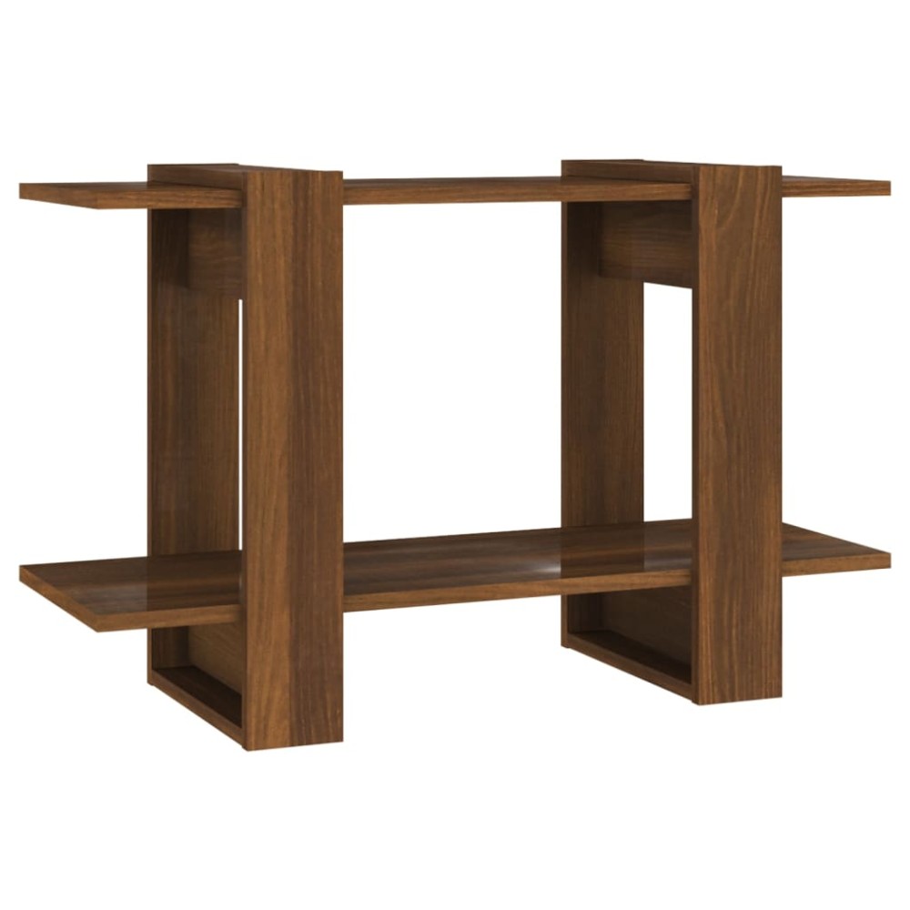 vidaXL Bibliotecă/Separator cameră, stejar maro, 80x30x51 cm