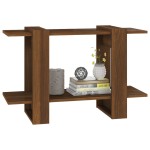 vidaXL Bibliotecă/Separator cameră, stejar maro, 80x30x51 cm vidaXL Bibliotecă/Separator cameră, stejar maro, 80x30x51 cm