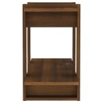 vidaXL Bibliotecă/Separator cameră, stejar maro, 80x30x51 cm vidaXL Bibliotecă/Separator cameră, stejar maro, 80x30x51 cm