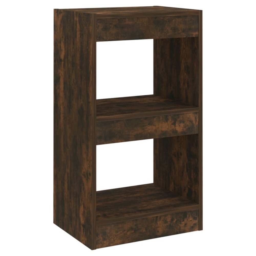 vidaXL Bibliotecă/Separator cameră, stejar fumuriu, 40x30x72 cm
