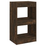 vidaXL Bibliotecă/Separator cameră, stejar fumuriu, 40x30x72 cm vidaXL Bibliotecă/Separator cameră, stejar fumuriu, 40x30x72 cm