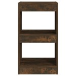 vidaXL Bibliotecă/Separator cameră, stejar fumuriu, 40x30x72 cm vidaXL Bibliotecă/Separator cameră, stejar fumuriu, 40x30x72 cm