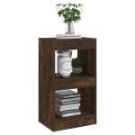 vidaXL Bibliotecă/Separator cameră, stejar fumuriu, 40x30x72 cm vidaXL Bibliotecă/Separator cameră, stejar fumuriu, 40x30x72 cm