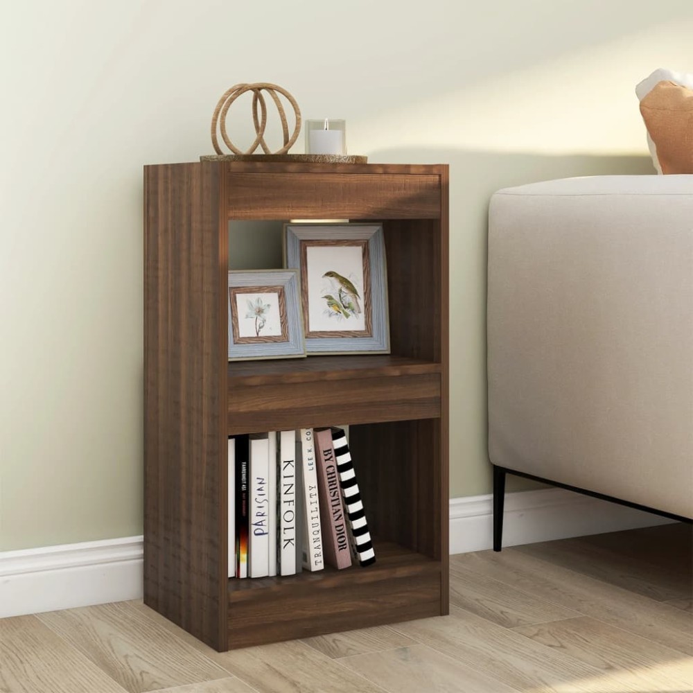 vidaXL Bibliotecă/Separator cameră, stejar maro, 40x30x72 cm