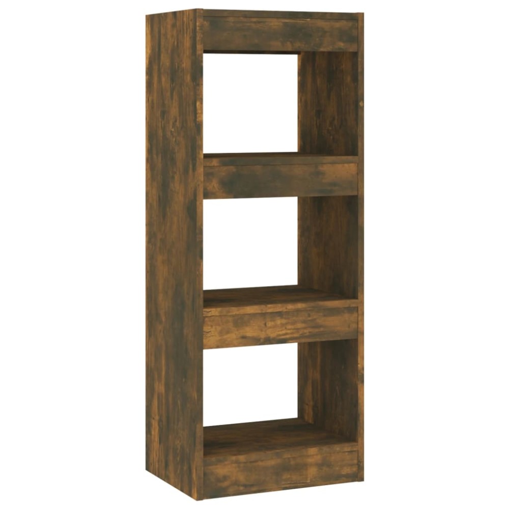 vidaXL Bibliotecă/Separator cameră, stejar fumuriu, 40x30x103 cm, PAL