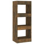 vidaXL Bibliotecă/Separator cameră, stejar fumuriu, 40x30x103 cm, PAL vidaXL Bibliotecă/Separator cameră, stejar fumuriu, 40x30x103 cm, PAL