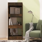 vidaXL Bibliotecă/Separator cameră, stejar fumuriu, 40x30x103 cm, PAL vidaXL Bibliotecă/Separator cameră, stejar fumuriu, 40x30x103 cm, PAL