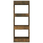 vidaXL Bibliotecă/Separator cameră, stejar fumuriu, 40x30x103 cm, PAL vidaXL Bibliotecă/Separator cameră, stejar fumuriu, 40x30x103 cm, PAL