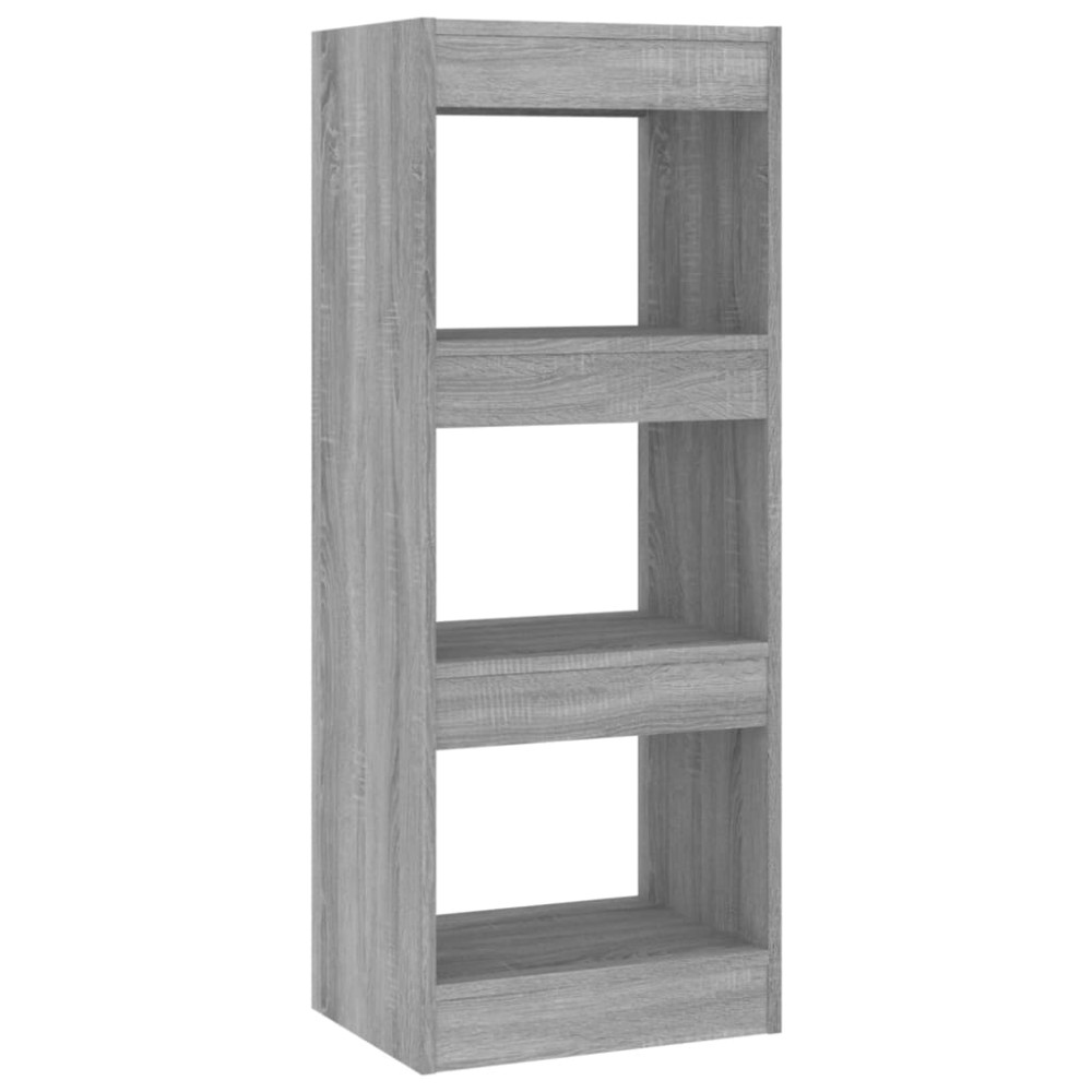 vidaXL Bibliotecă/Separator cameră, gri sonoma, 40x30x103 cm, PAL