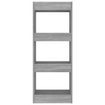 vidaXL Bibliotecă/Separator cameră, gri sonoma, 40x30x103 cm, PAL vidaXL Bibliotecă/Separator cameră, gri sonoma, 40x30x103 cm, PAL