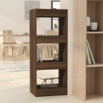 vidaXL Bibliotecă/Separator cameră, stejar maro, 40x30x103 cm, PAL vidaXL Bibliotecă/Separator cameră, stejar maro, 40x30x103 cm, PAL