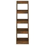 vidaXL Bibliotecă/Separator de cameră, stejar afumat, 40x30x135 cm vidaXL Bibliotecă/Separator de cameră, stejar afumat, 40x30x135 cm