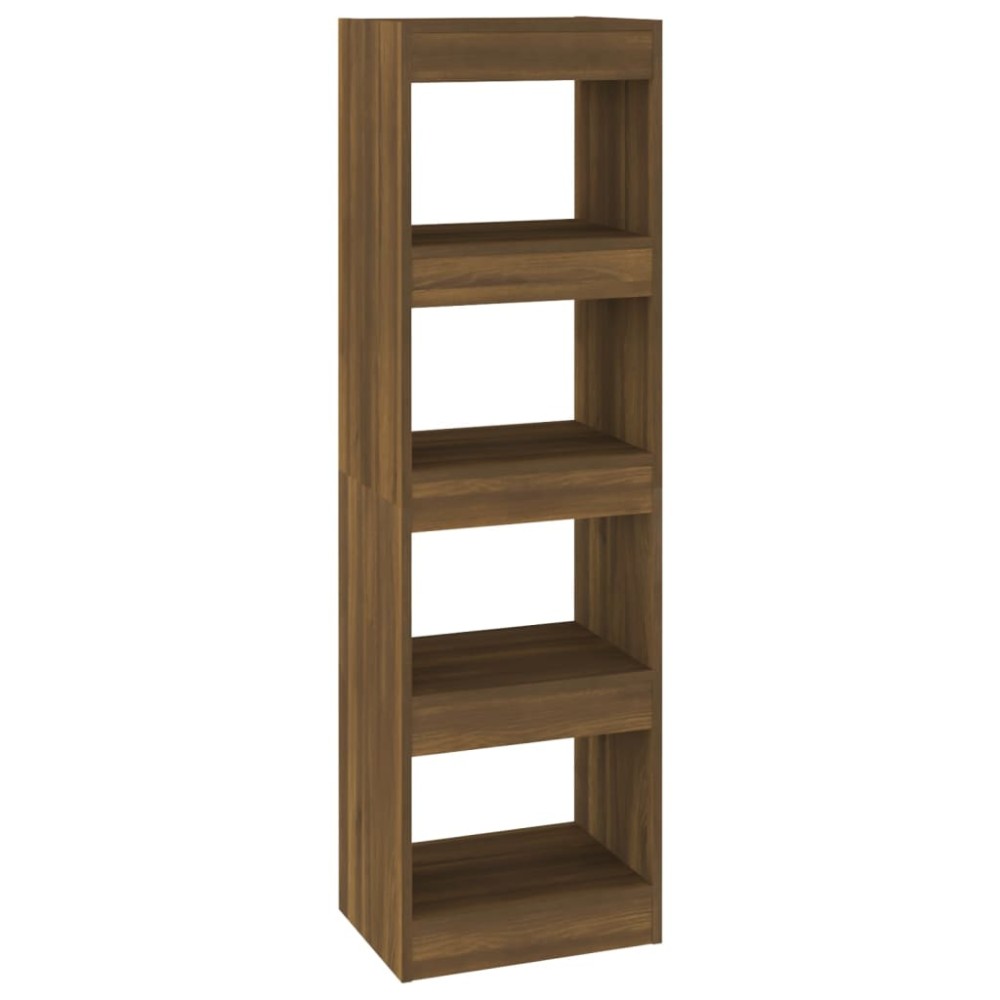 vidaXL Bibliotecă/Separator de cameră, stejar afumat, 40x30x135 cm