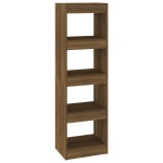 vidaXL Bibliotecă/Separator de cameră, stejar afumat, 40x30x135 cm vidaXL Bibliotecă/Separator de cameră, stejar afumat, 40x30x135 cm