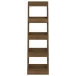 vidaXL Bibliotecă/Separator de cameră, stejar afumat, 40x30x135 cm vidaXL Bibliotecă/Separator de cameră, stejar afumat, 40x30x135 cm