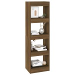 vidaXL Bibliotecă/Separator de cameră, stejar afumat, 40x30x135 cm vidaXL Bibliotecă/Separator de cameră, stejar afumat, 40x30x135 cm