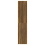vidaXL Bibliotecă/Separator de cameră, stejar afumat, 40x30x135 cm vidaXL Bibliotecă/Separator de cameră, stejar afumat, 40x30x135 cm