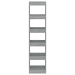 vidaXL Bibliotecă/Separator cameră, gri sonoma, 40x30x166 cm vidaXL Bibliotecă/Separator cameră, gri sonoma, 40x30x166 cm