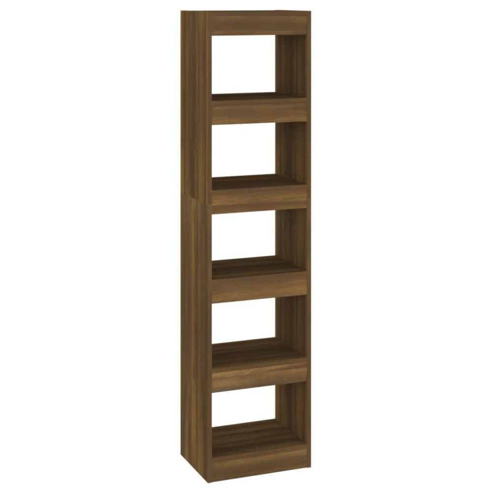 vidaXL Bibliotecă/Separator cameră, stejar maro, 40x30x166 cm