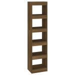 vidaXL Bibliotecă/Separator cameră, stejar maro, 40x30x166 cm vidaXL Bibliotecă/Separator cameră, stejar maro, 40x30x166 cm