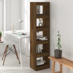 vidaXL Bibliotecă/Separator cameră, stejar maro, 40x30x166 cm vidaXL Bibliotecă/Separator cameră, stejar maro, 40x30x166 cm