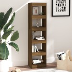 vidaXL Bibliotecă/Separator cameră, stejar maro, 40x30x166 cm vidaXL Bibliotecă/Separator cameră, stejar maro, 40x30x166 cm